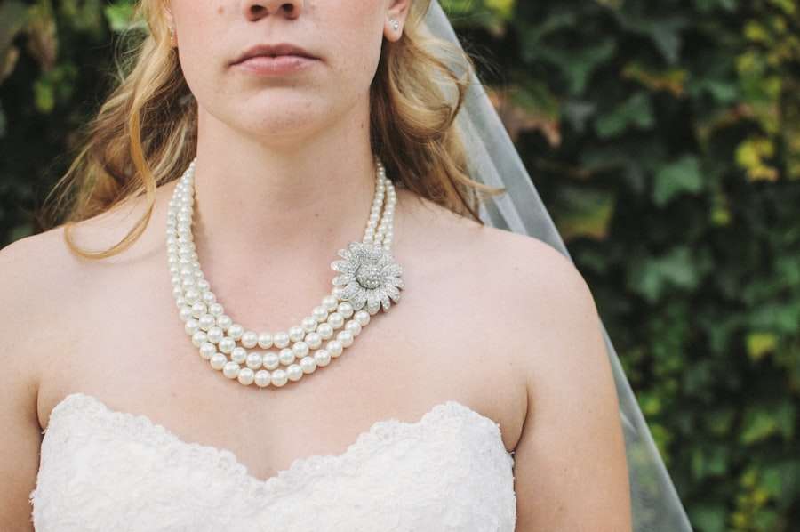 Photo Pearl necklace