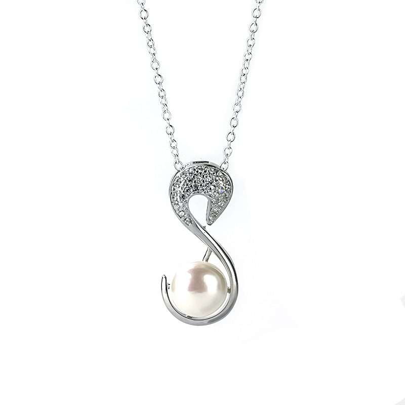 Freshwater Pearl Necklaces 7-8 mm in Sterling Silver