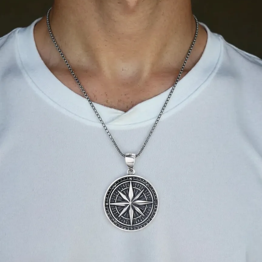 Keep moving forward Necklace in 925 Silver