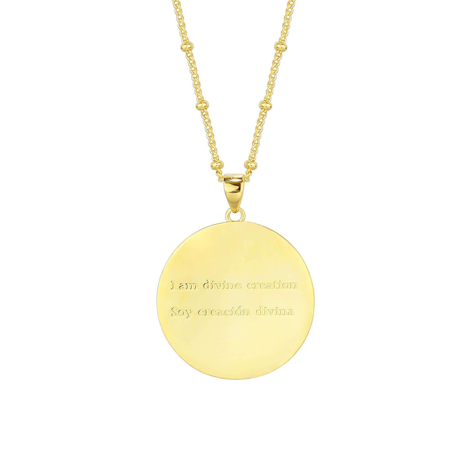 I am divine creation Necklace in Sterling Silver