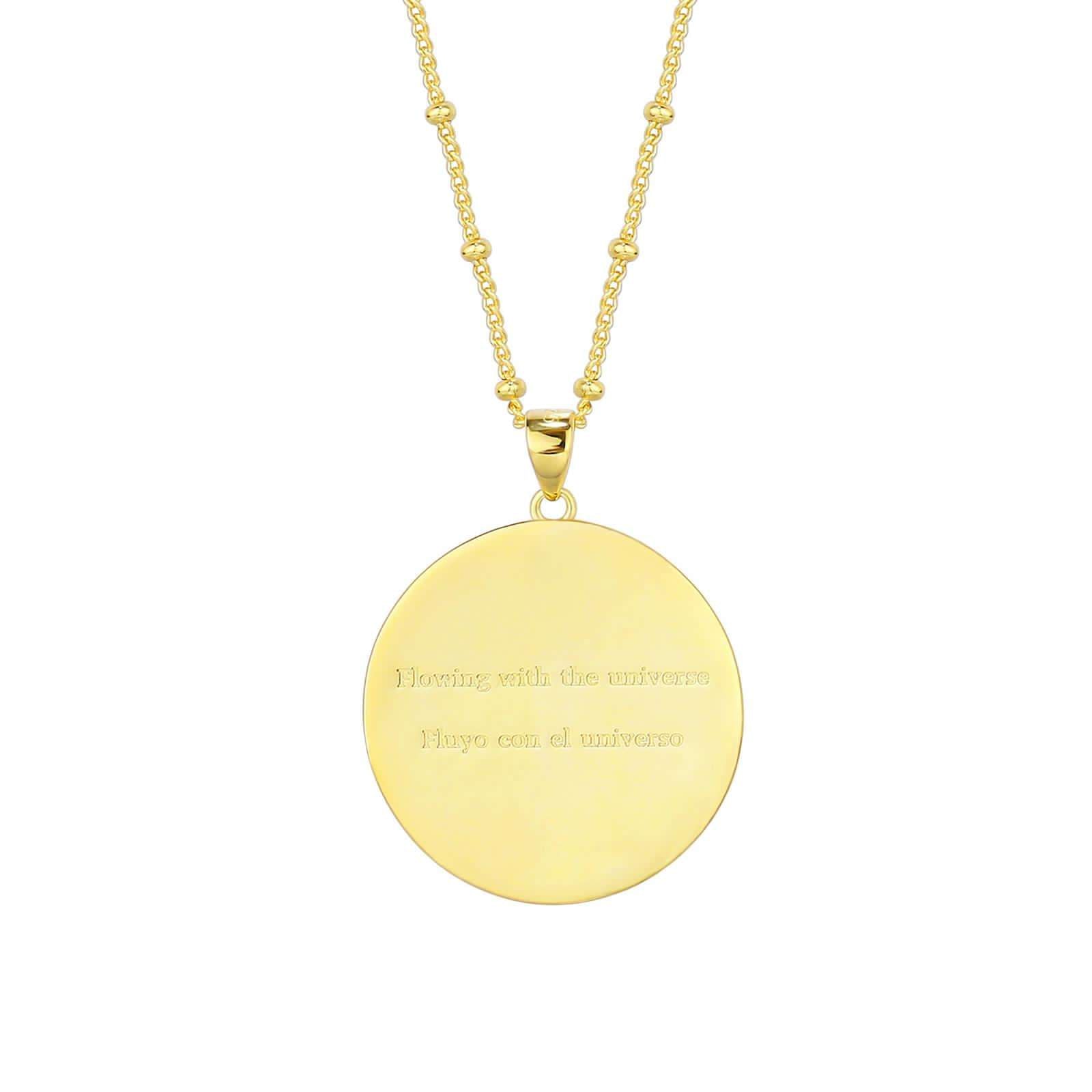 Flowing with the universe Necklace in Sterling Silver