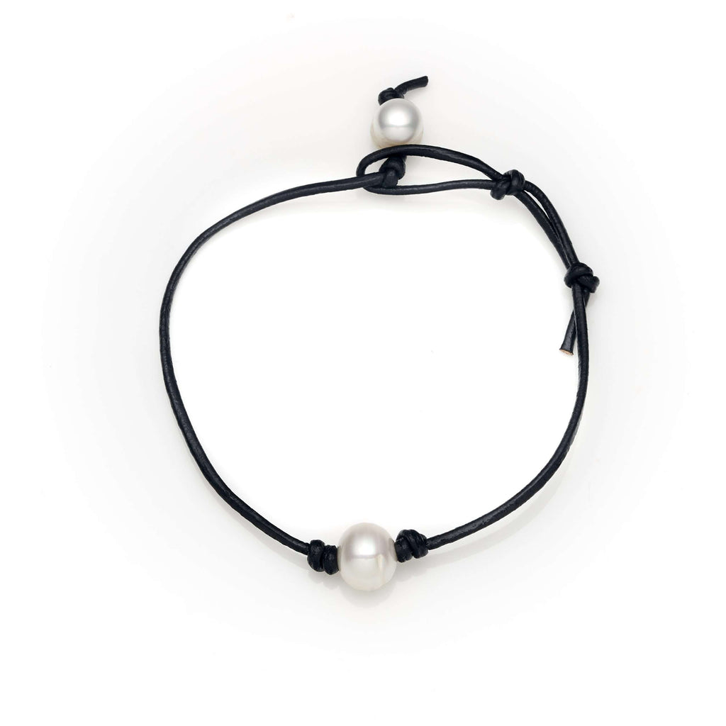 Freshwater Pearl Bracelets 9-10 mm in Sterling Silver