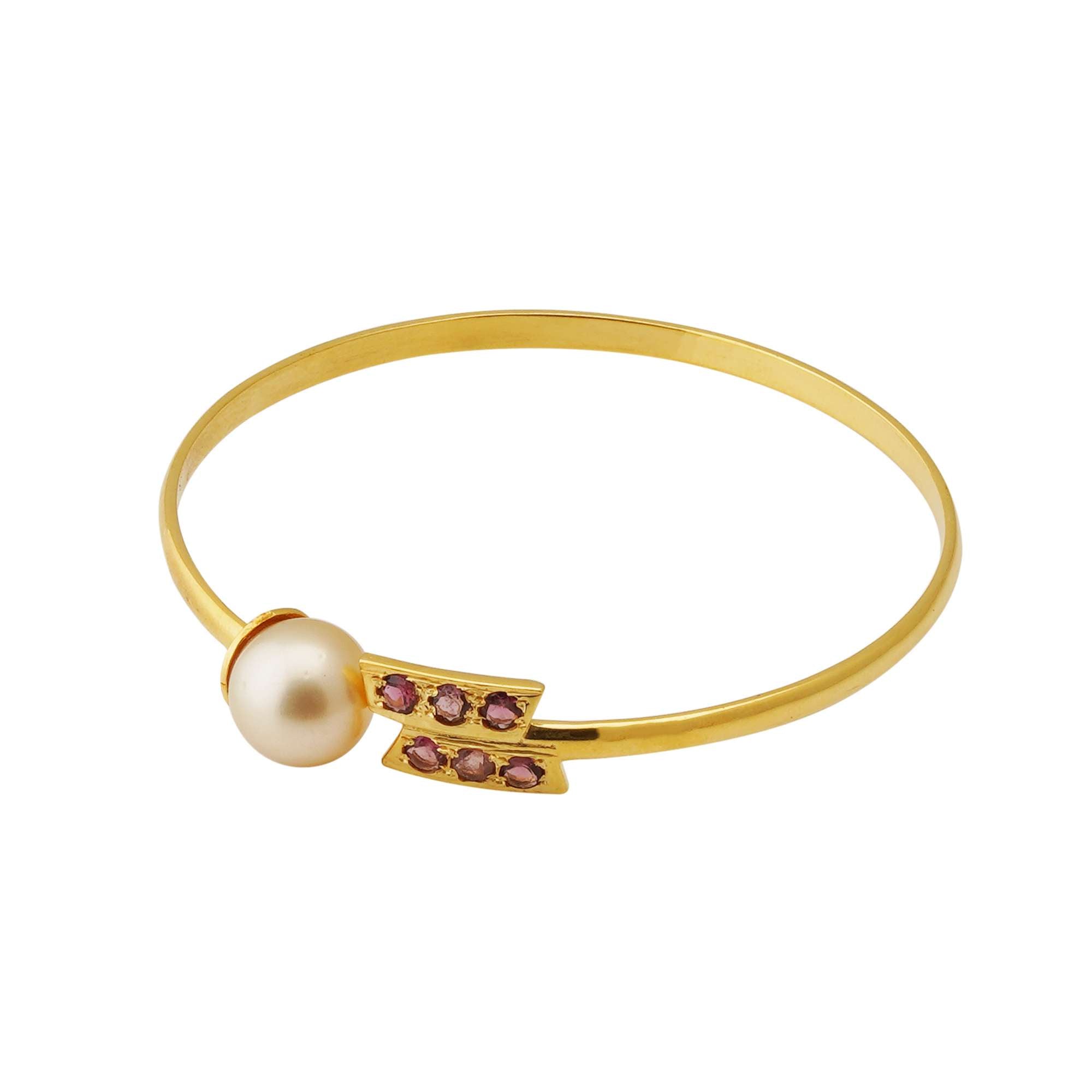 South Sea Pearl Bracelet in Sterling Silver