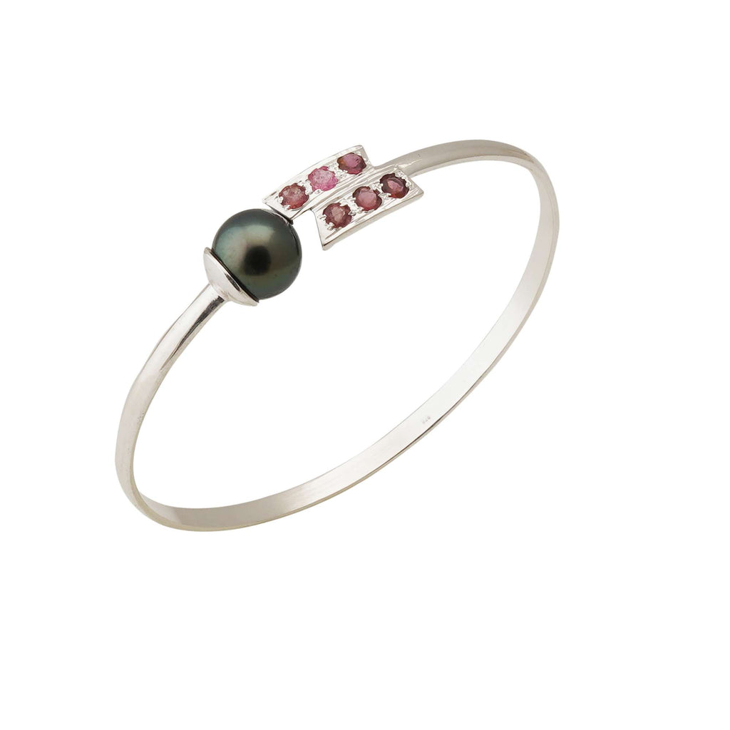 Tahitian Pearl Bracelet in Sterling Silver