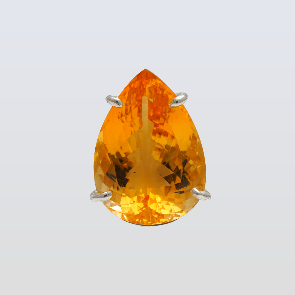 Citrine Rings in 925 Silver