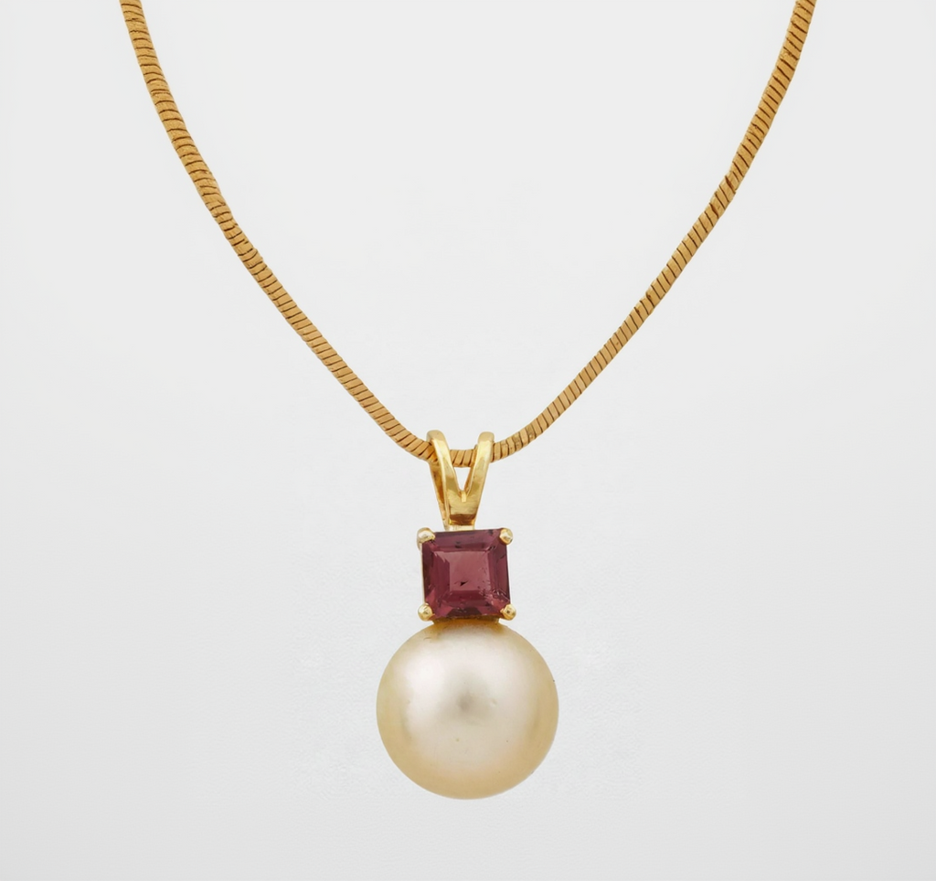 South Sea Pearl Pendant in Sterling Silver