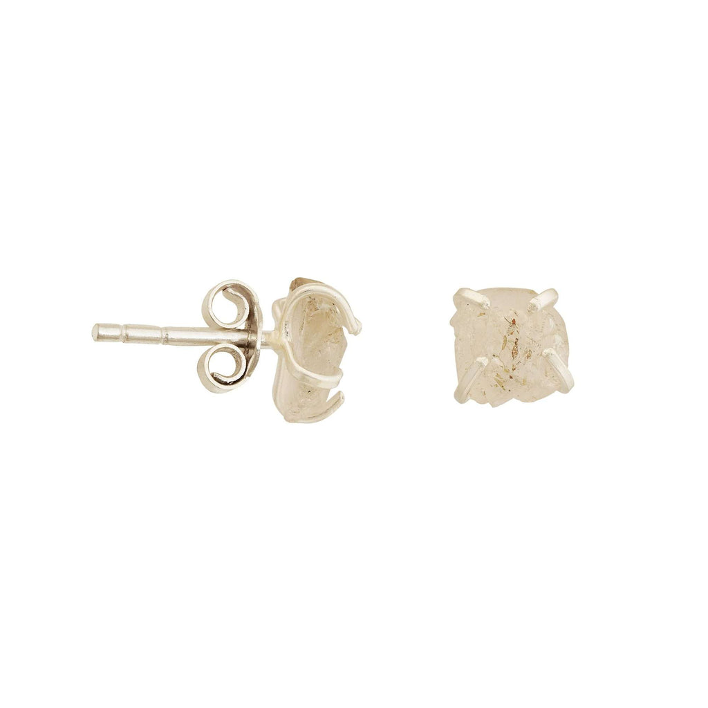 Diamond Earrings in 925 Silver