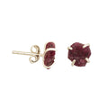 Ruby Earrings in 925 Silver