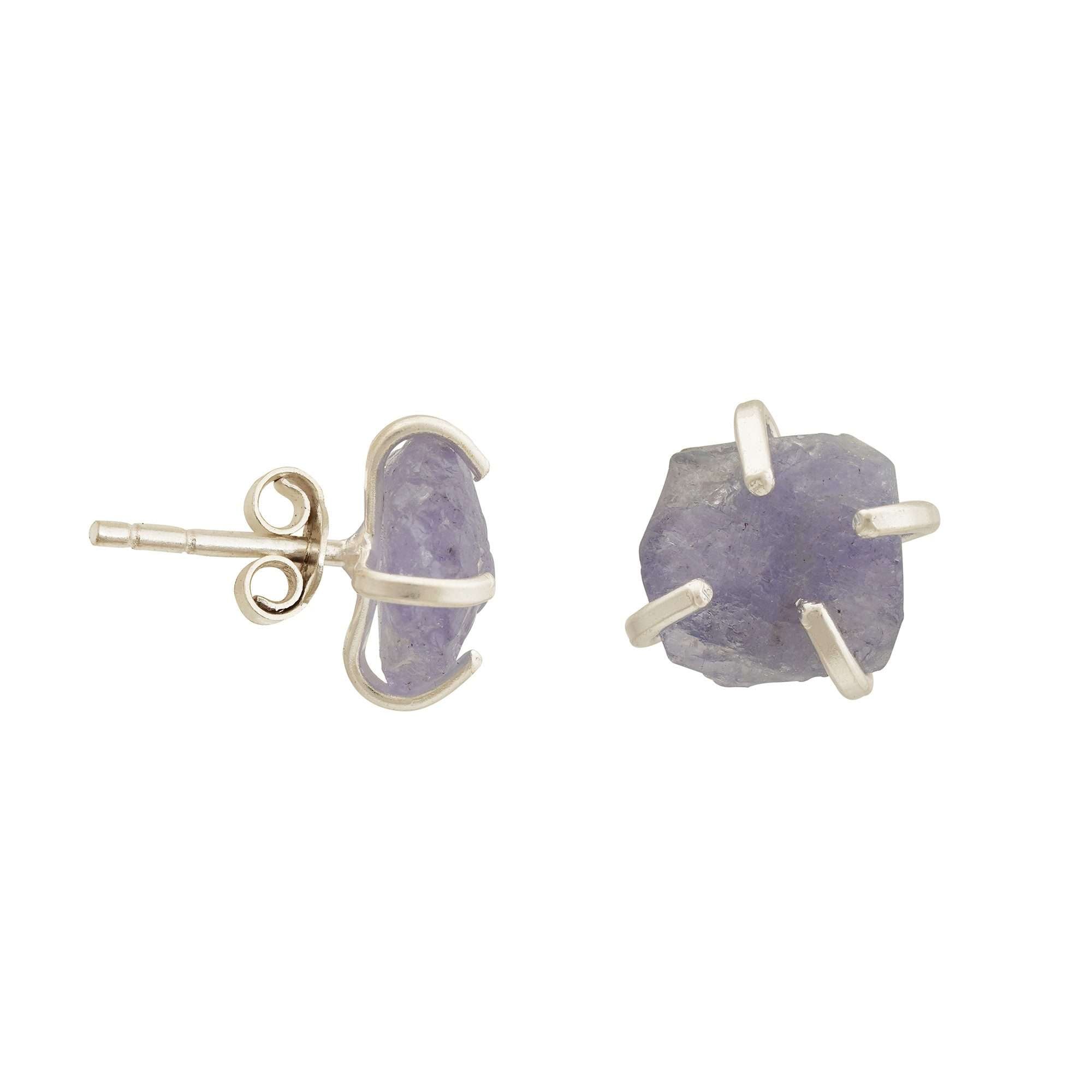 Tanzanite Earrings in 925 Silver