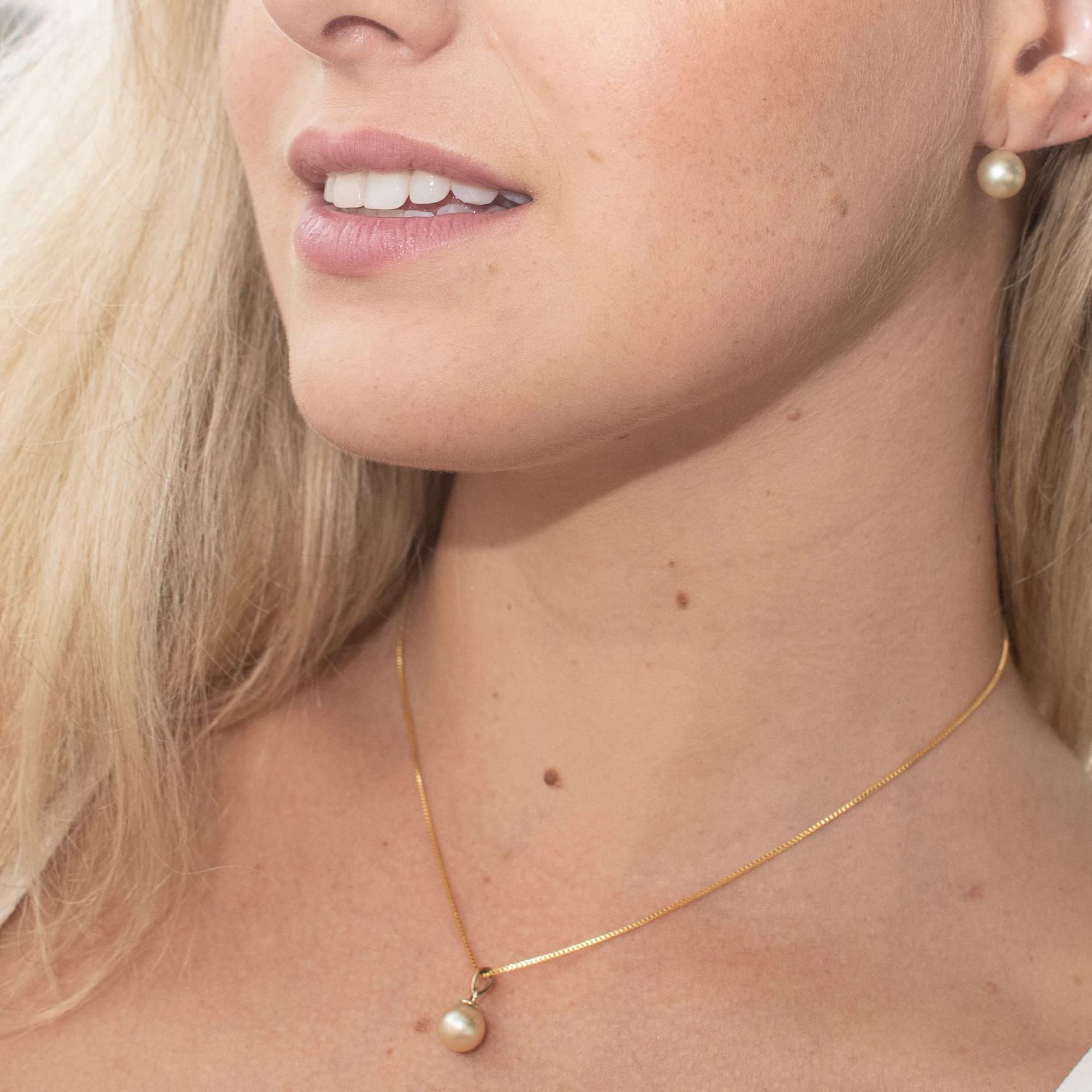 South Sea Pearl Pendant in Sterling Silver