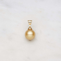 South Sea Gold Pearls Atarman Pendant 12-13 mm AAA