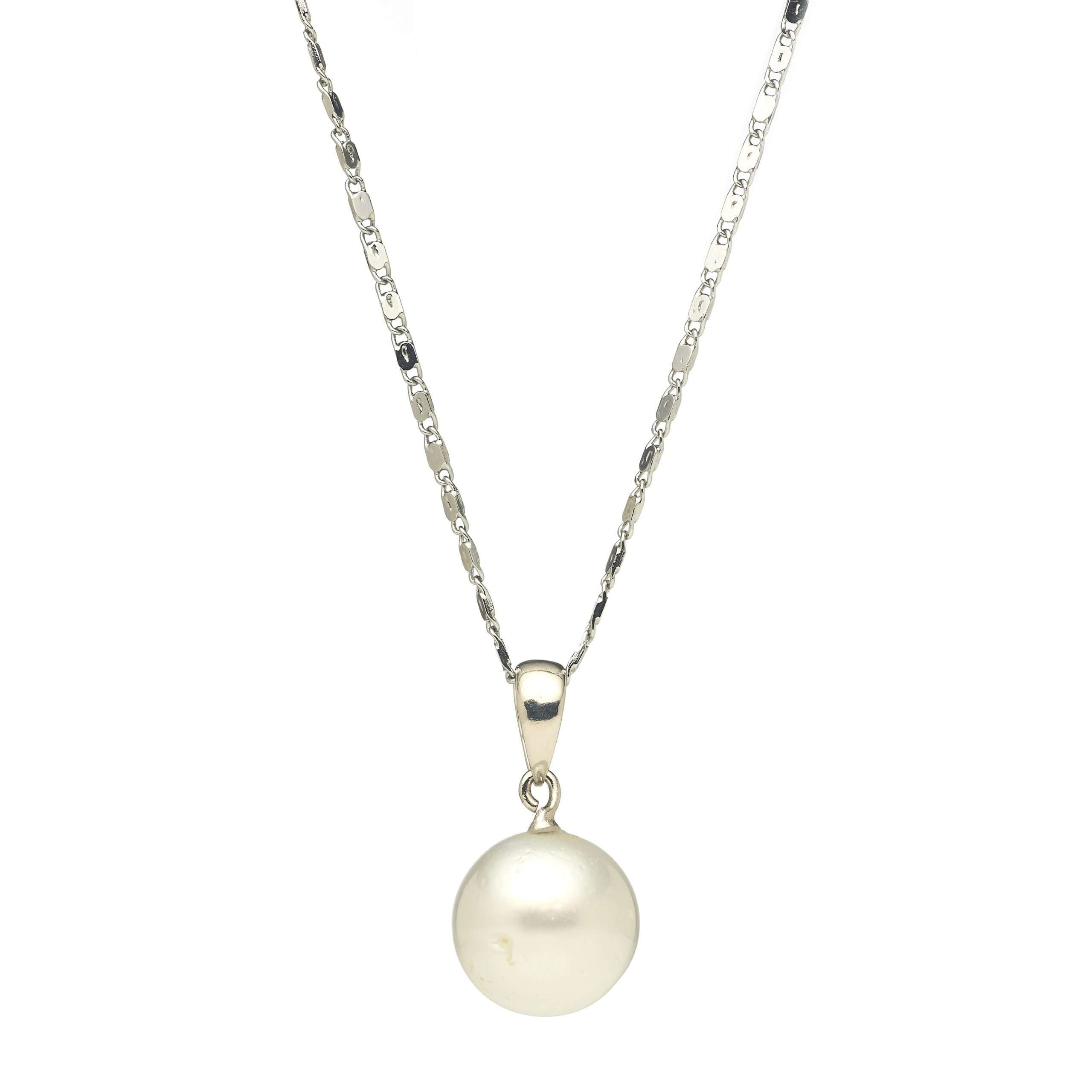 South Sea Pearl Pendant in Sterling Silver