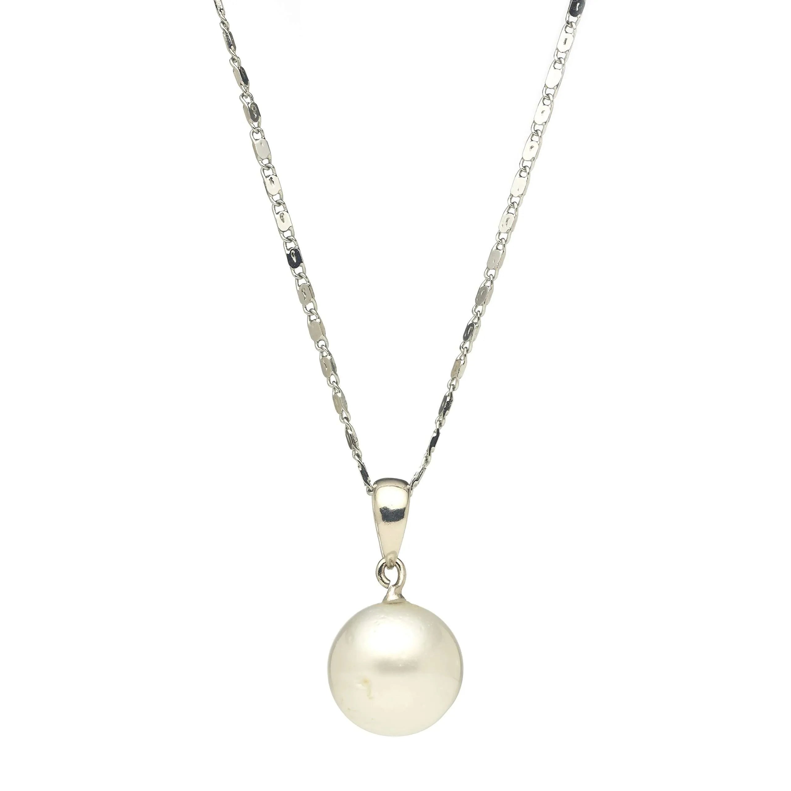 South Sea Pearl Pendant in Sterling Silver
