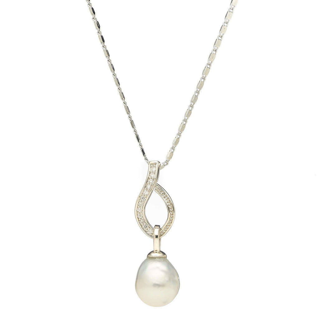 South Sea Pearl Pendant in Sterling Silver