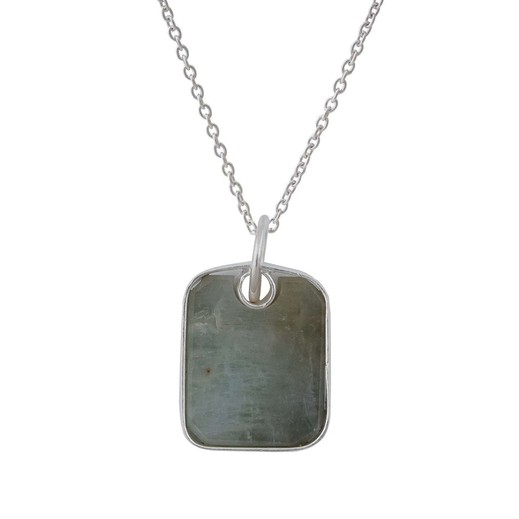 Aquamarine Unisex Pendants in 925 Silver