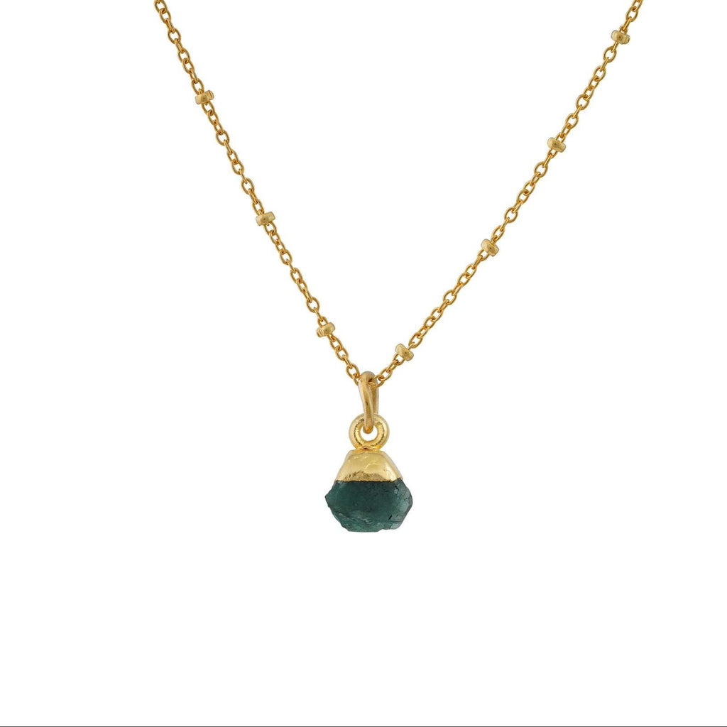 Emerald Pendants in 925 Silver