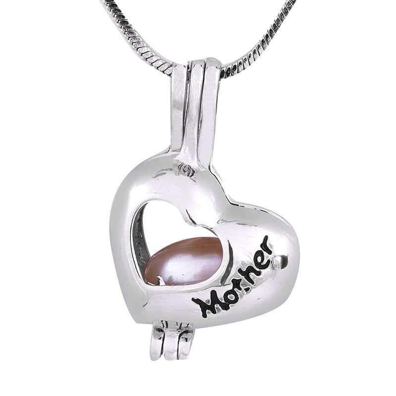 Freshwater Pearl Pendants 8-9 mm in Silver Plated