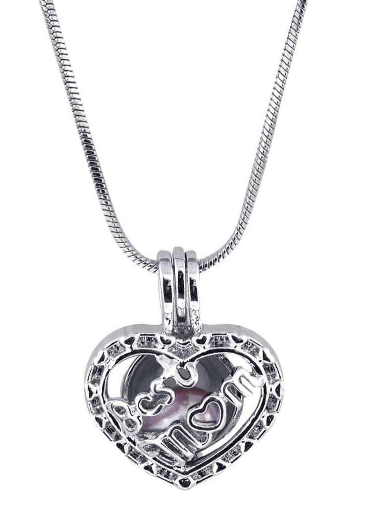 Freshwater Pearl Pendants 8-9 mm in Silver Plated