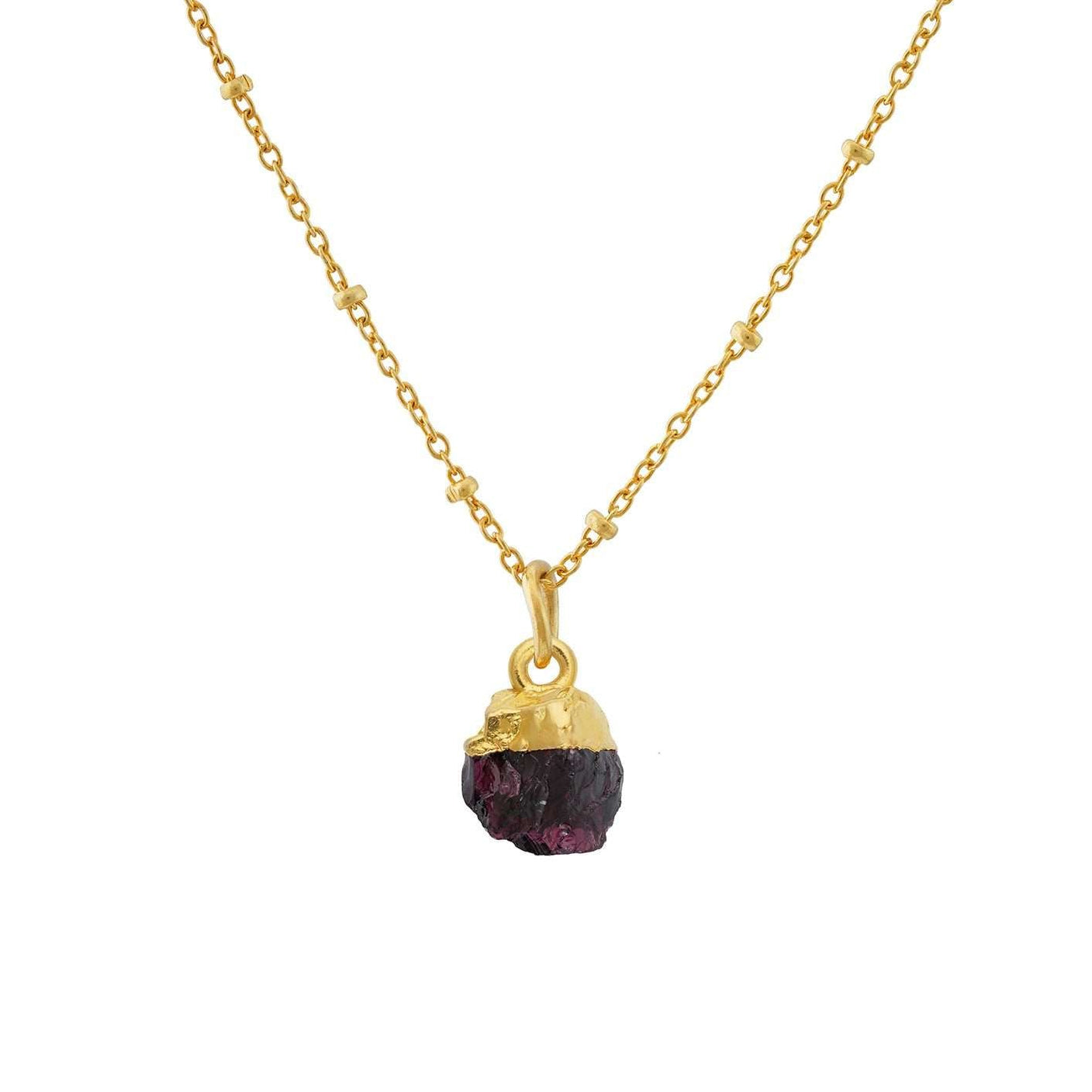 Garnet Pendants in 925 Silver