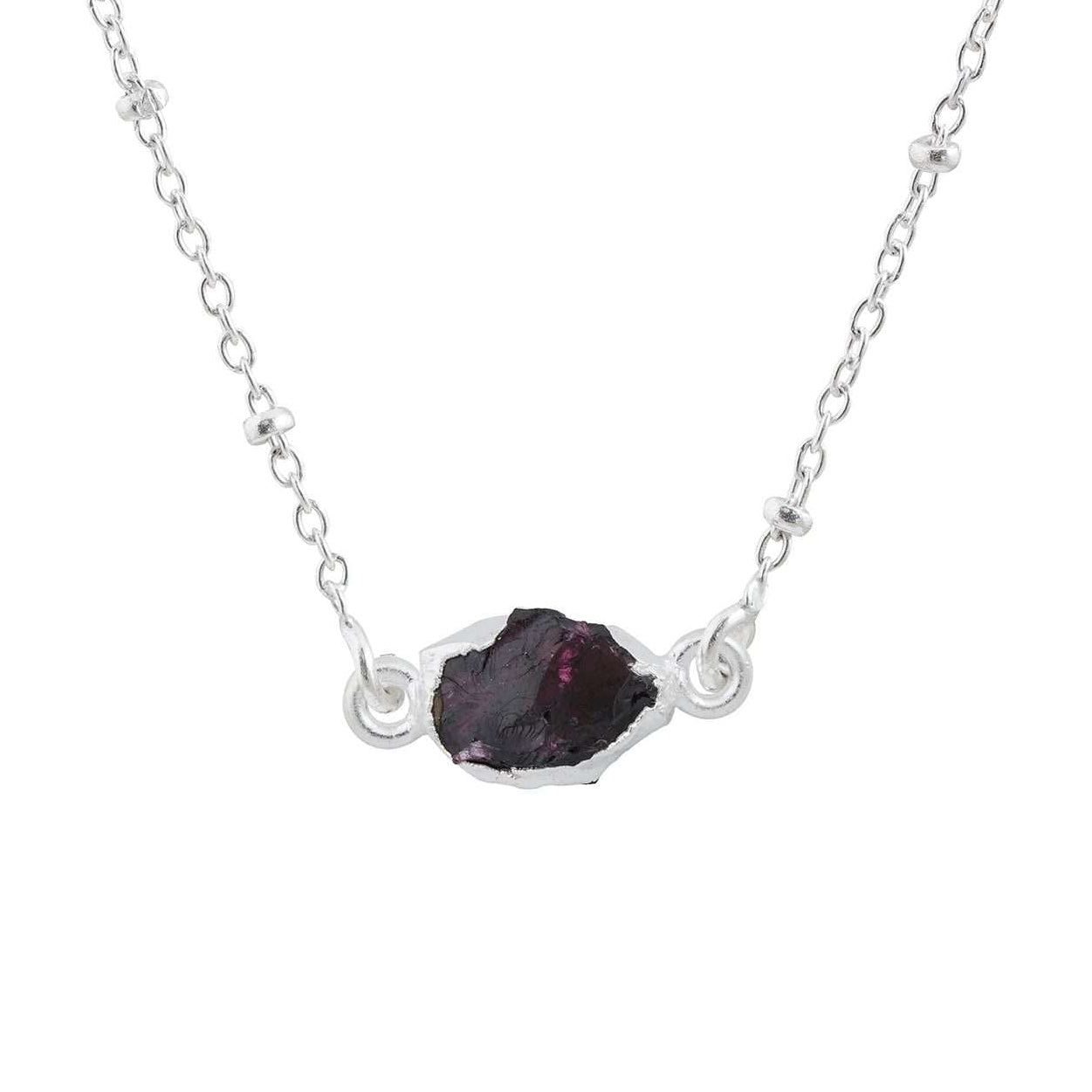Garnet Pendants in 925 Silver