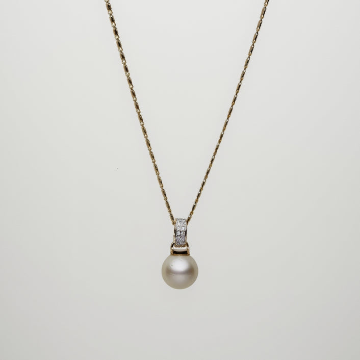 South Sea Pearl Pendant in Sterling Silver