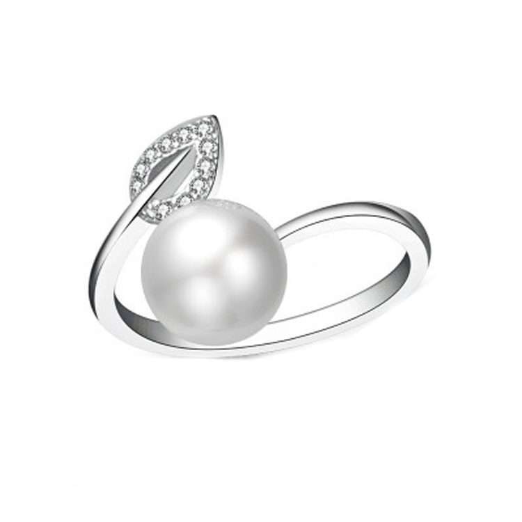 Freshwater Pearl Rings 9 - 10 MM Pearl in Sterling Silver
