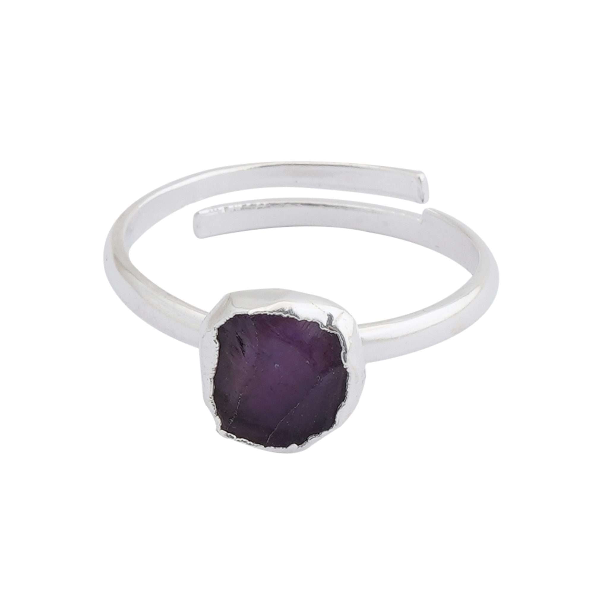 Amethyst Rings in 925 Silver