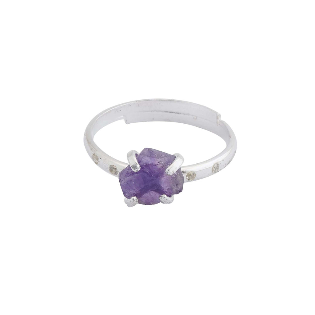 Amethyst Rings in 925 Silver