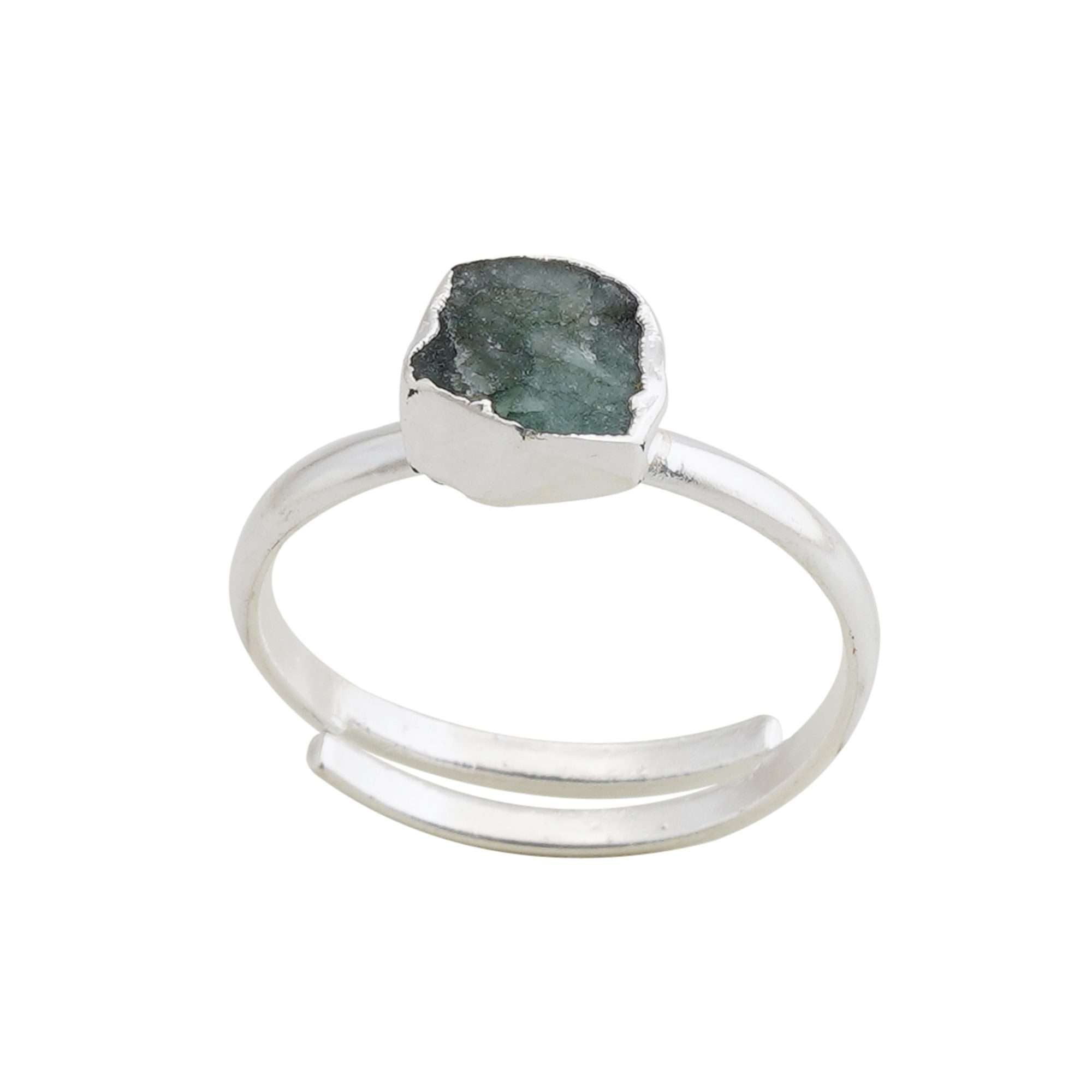 Emerald Rings in 925 Silver