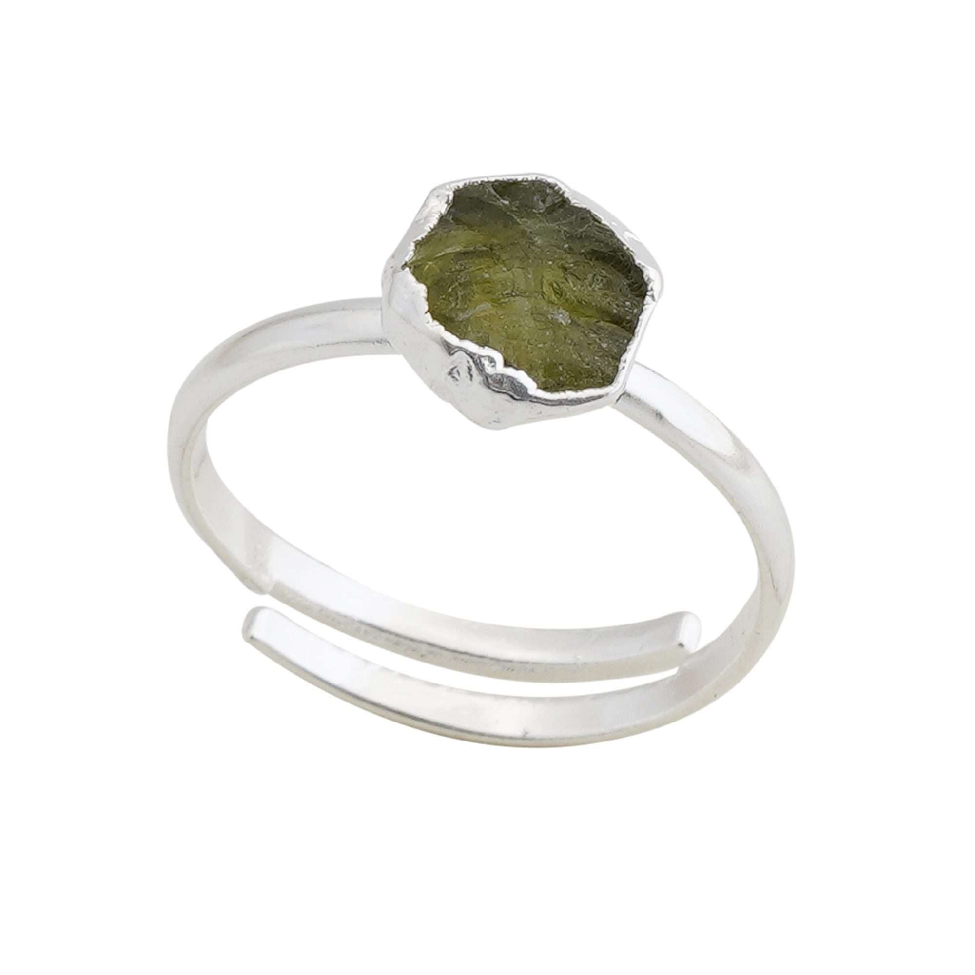 Peridot Rings in 925 Silver