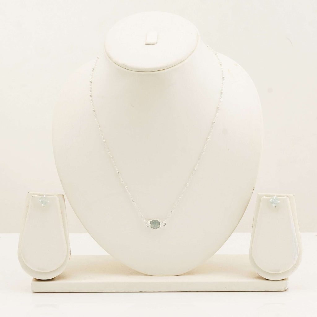 Aquamarine Sets in 925 Silver