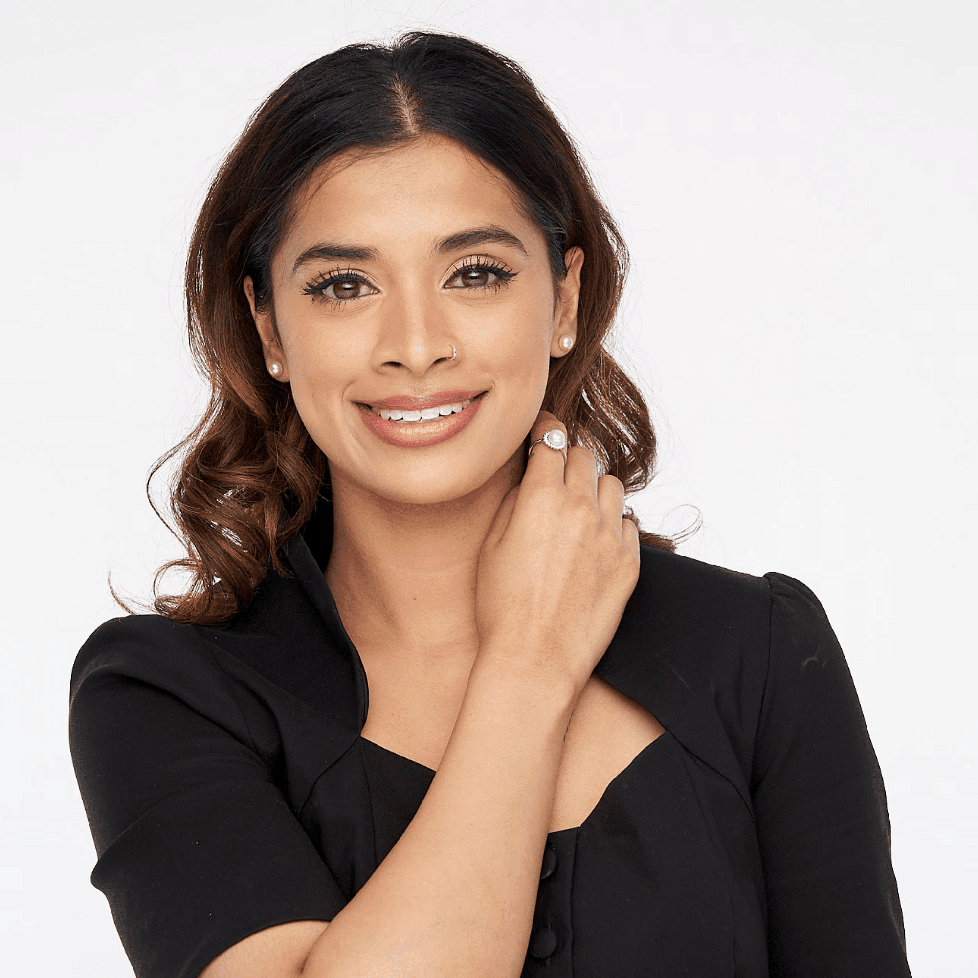 Freshwater Pearl Earrings in Sterling Silver