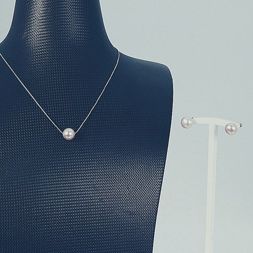 Freshwater Pearl Sets 8-9 mm in 925 Silver