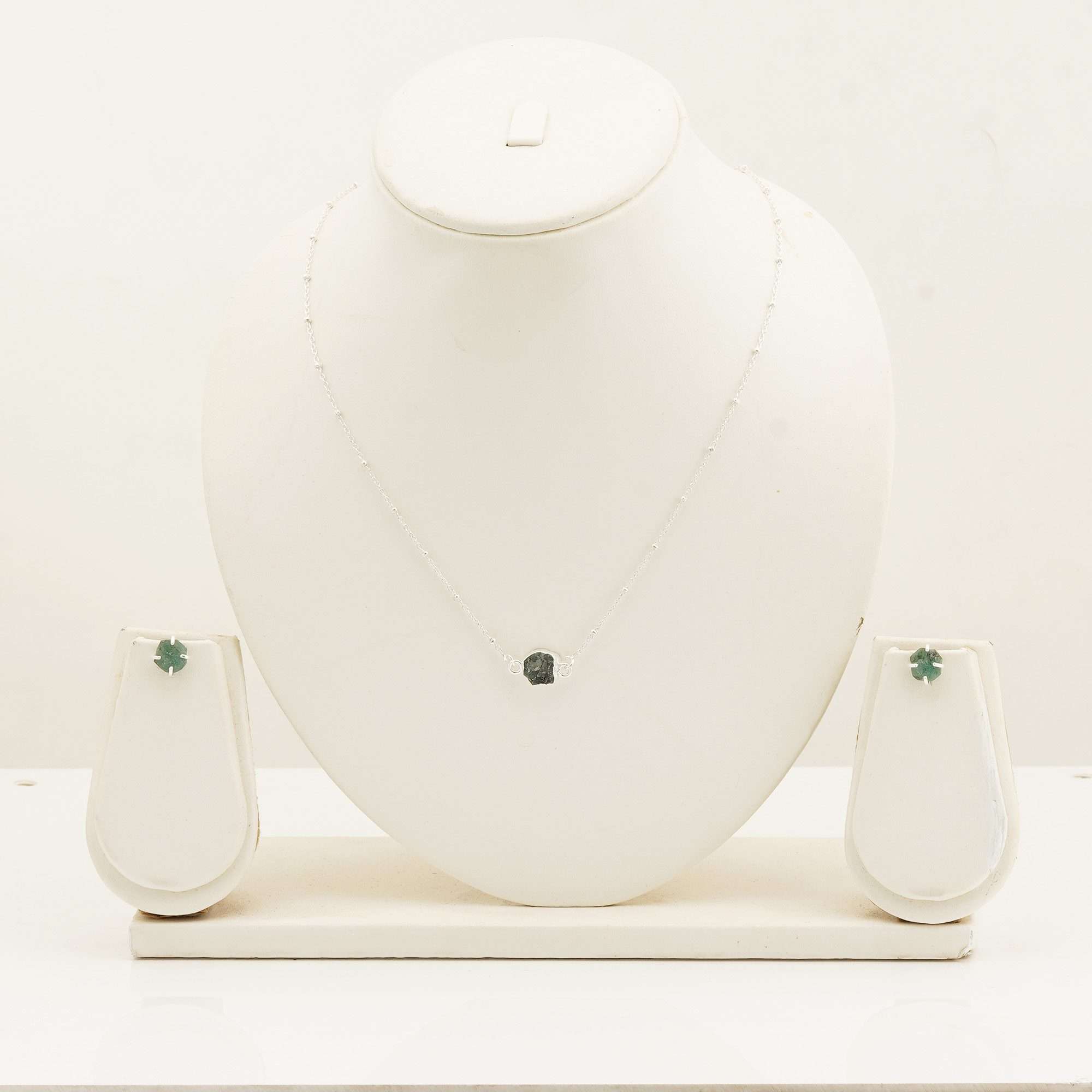 Emerald Sets in 925 Silver