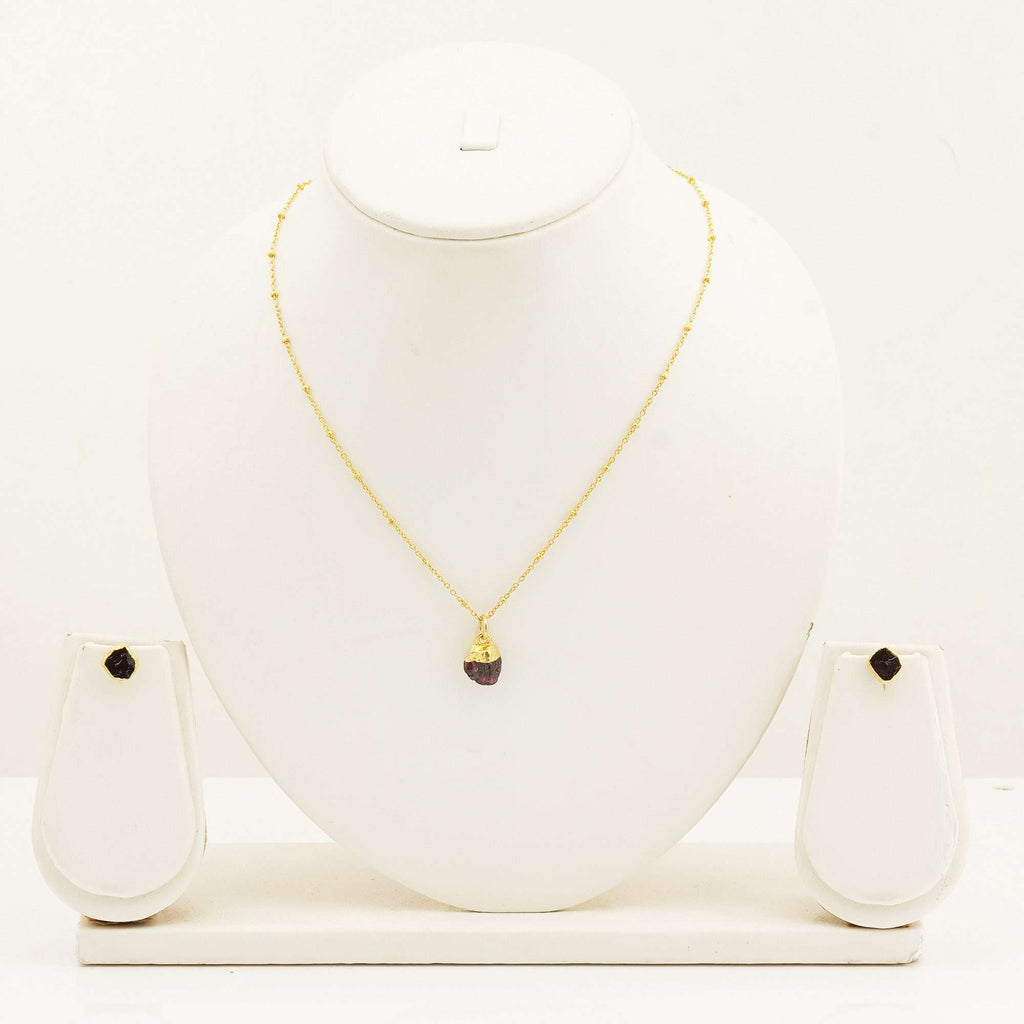Garnet Sets in 925 Silver