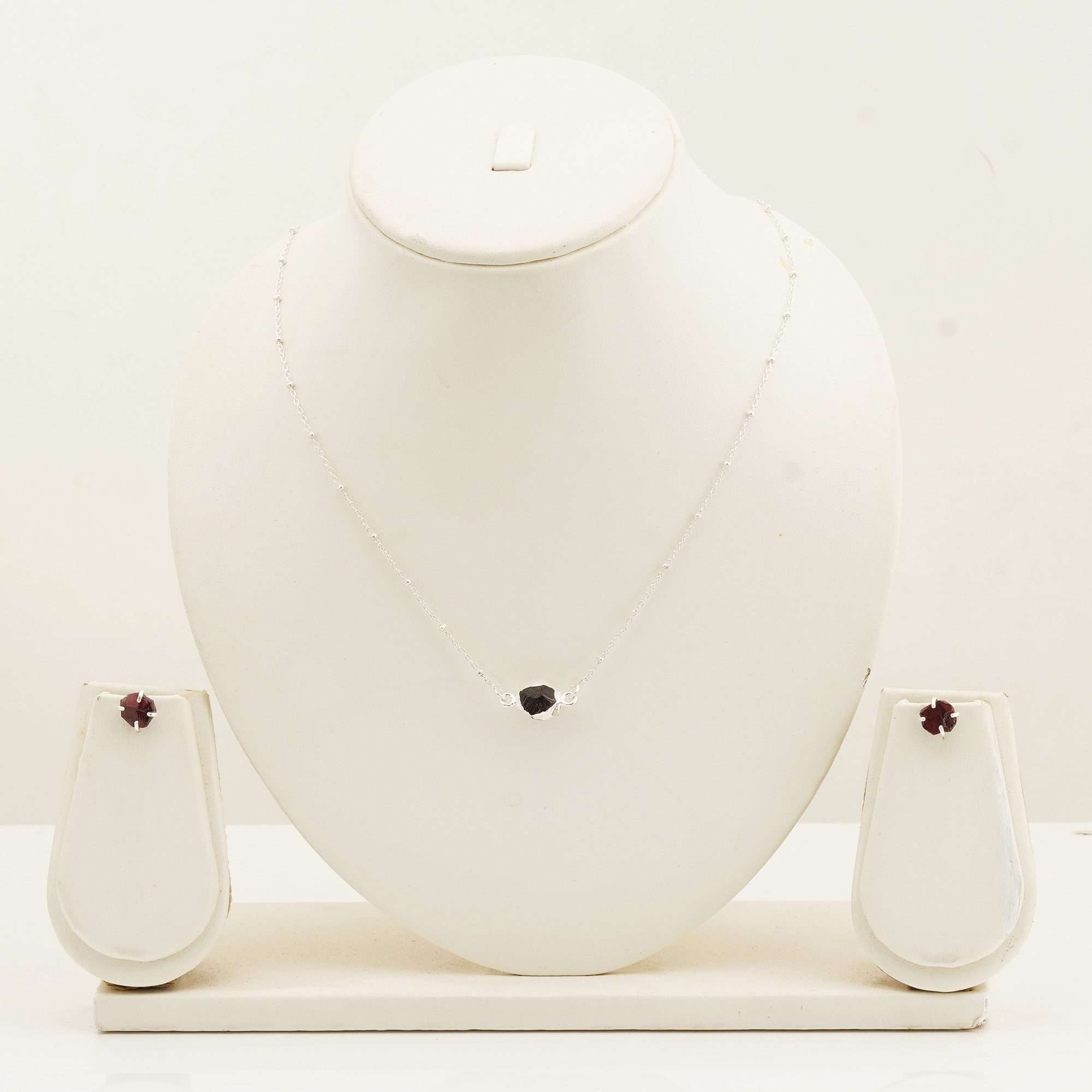 Garnet Sets in 925 Silver