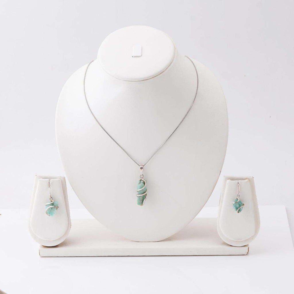 Emerald Sets in Italian Pure Silver