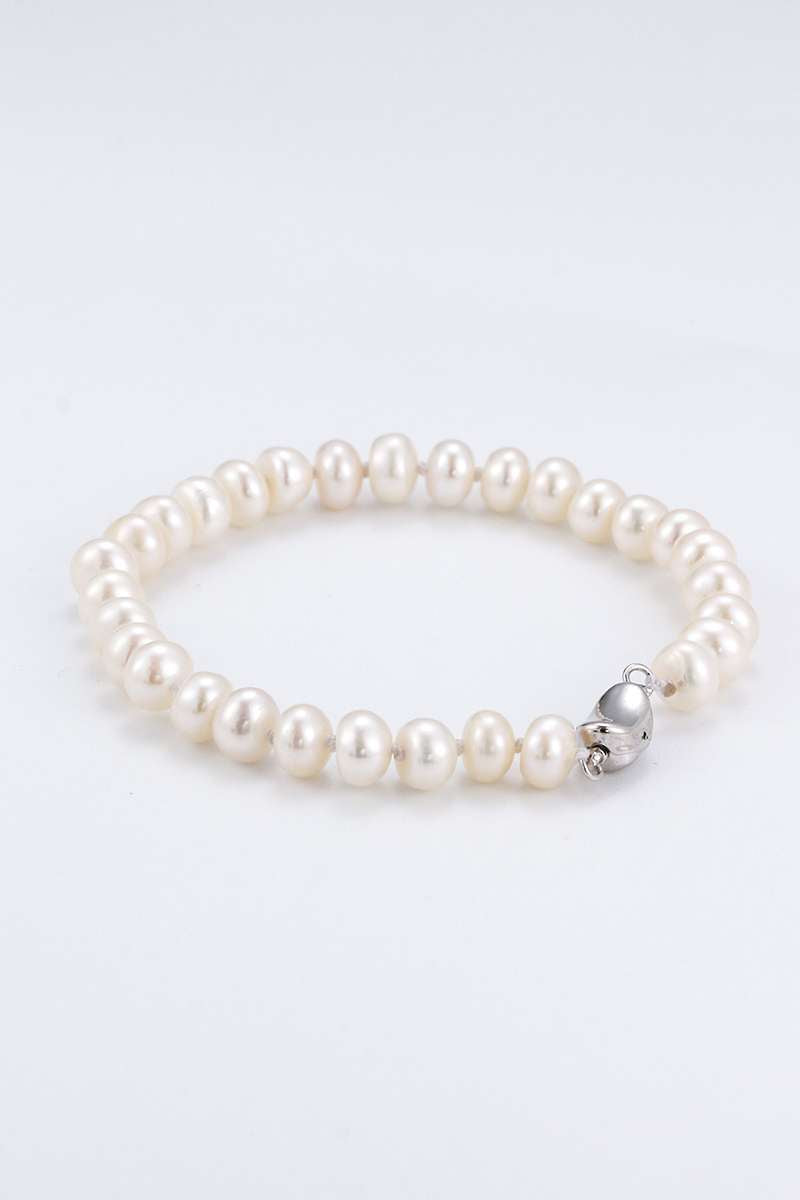 Freshwater Pearl Set in Sterling Silver