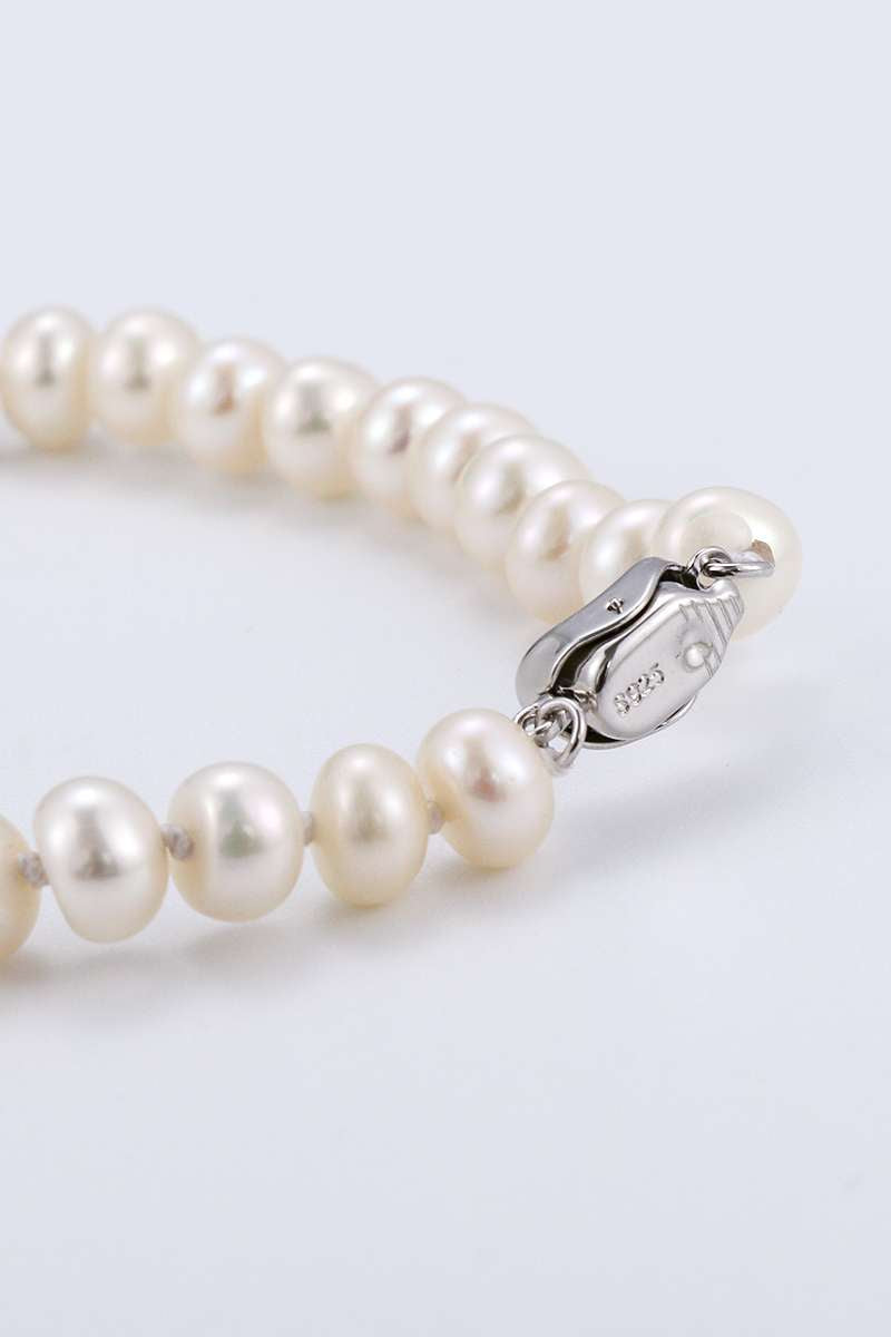 Freshwater Pearl Set in Sterling Silver