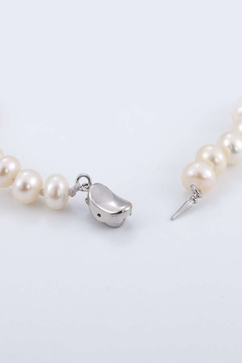 Freshwater Pearl Set in Sterling Silver
