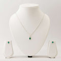 Emerald Sets in Italian Pure Silver