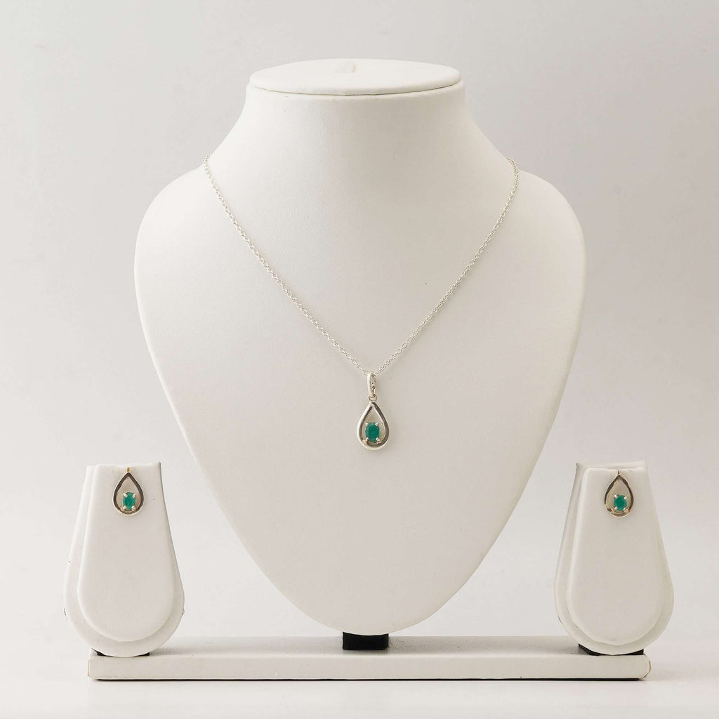 Emerald Sets in Italian Pure Silver