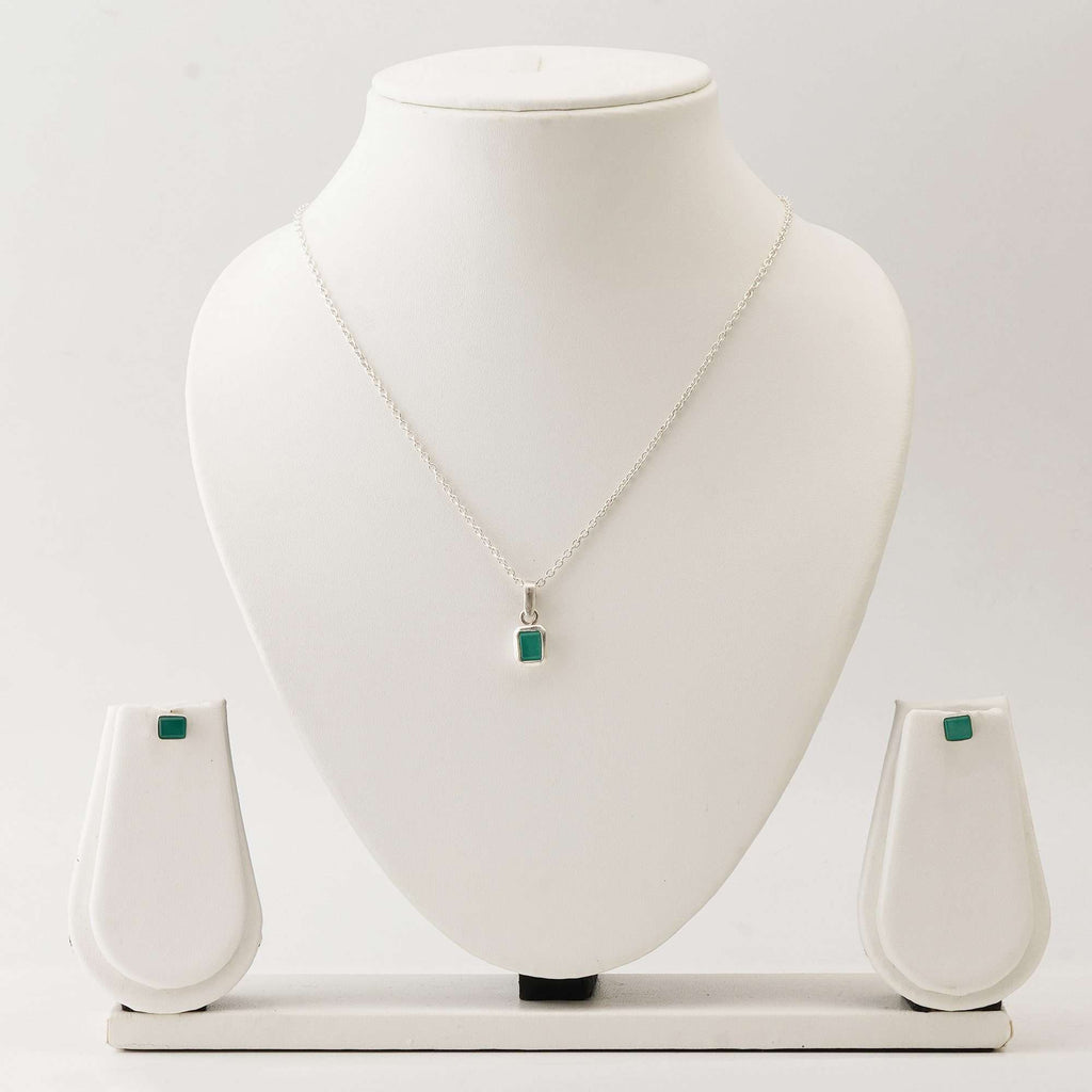 Emerald Sets in Italian Pure Silver