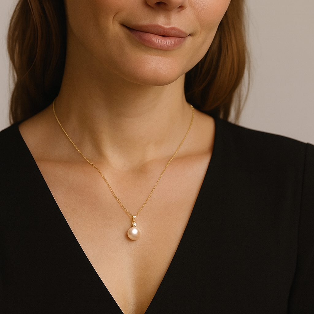 South Sea Gold Pearls Bronte Pendant 12-13 mm AAA