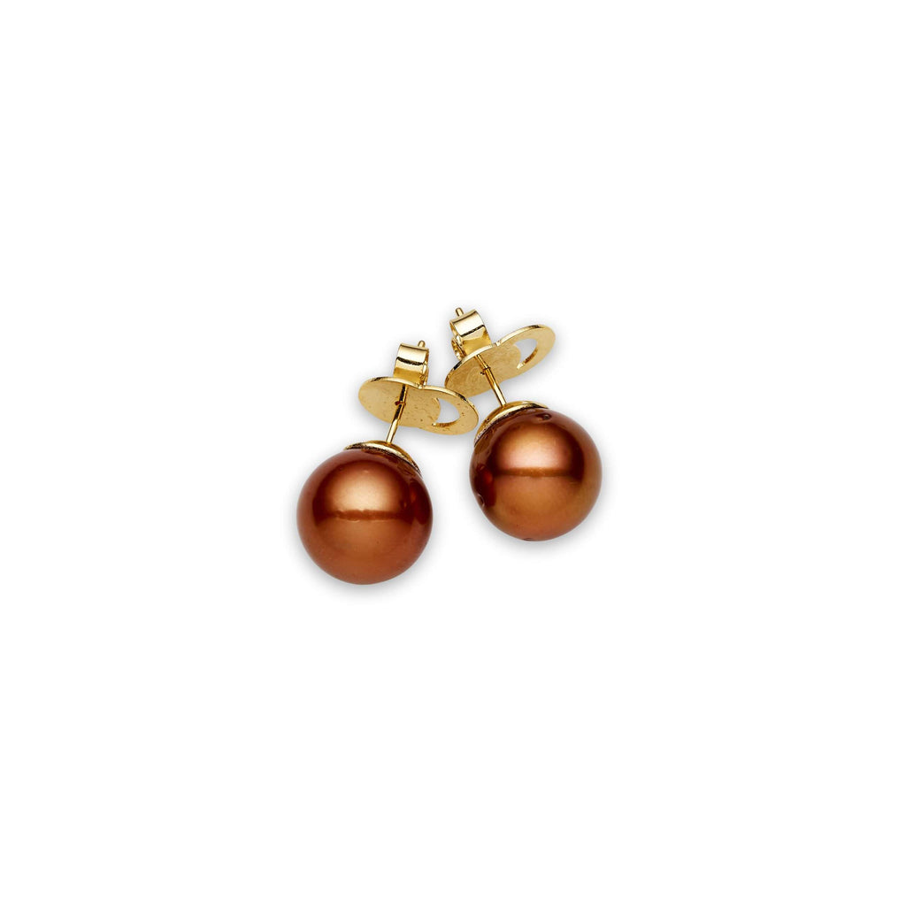 South Sea bronze pearl earrings