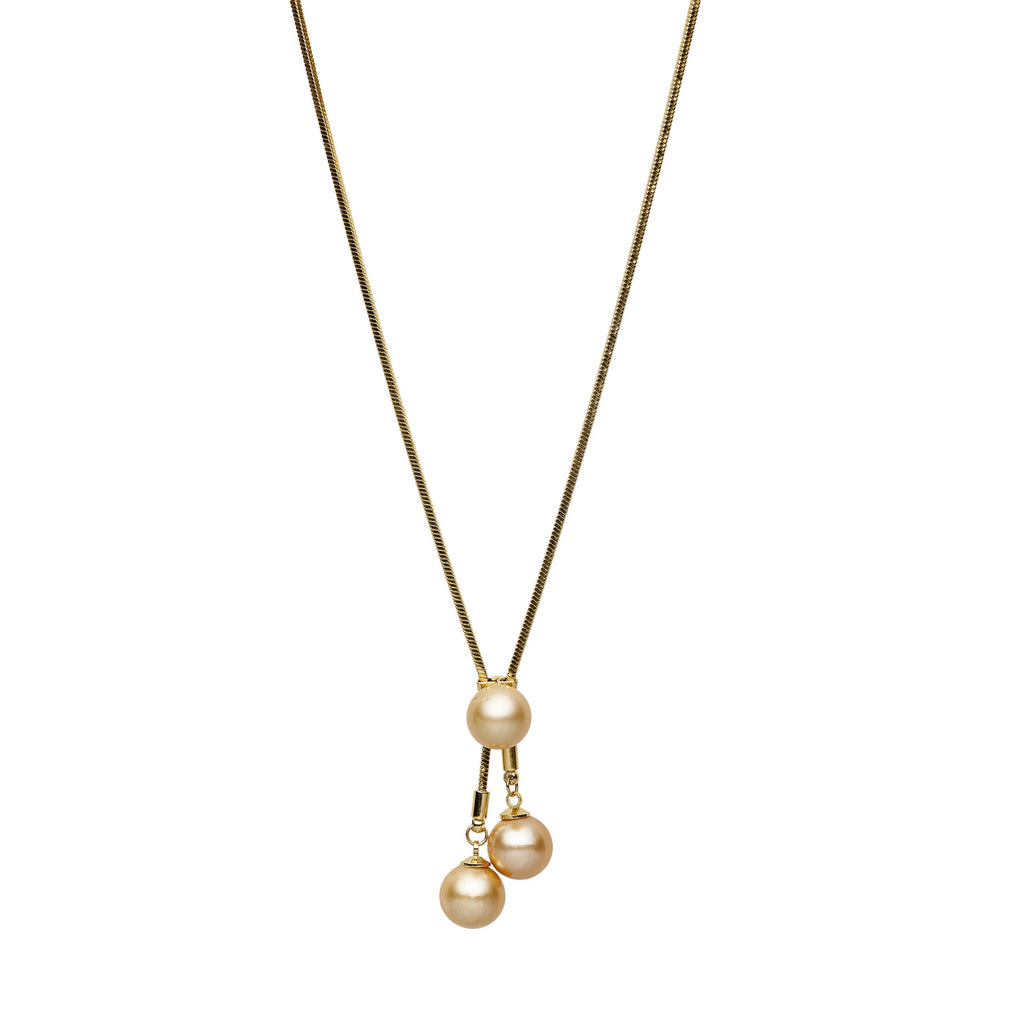 South Sea Pearl Necklace in Sterling Silver