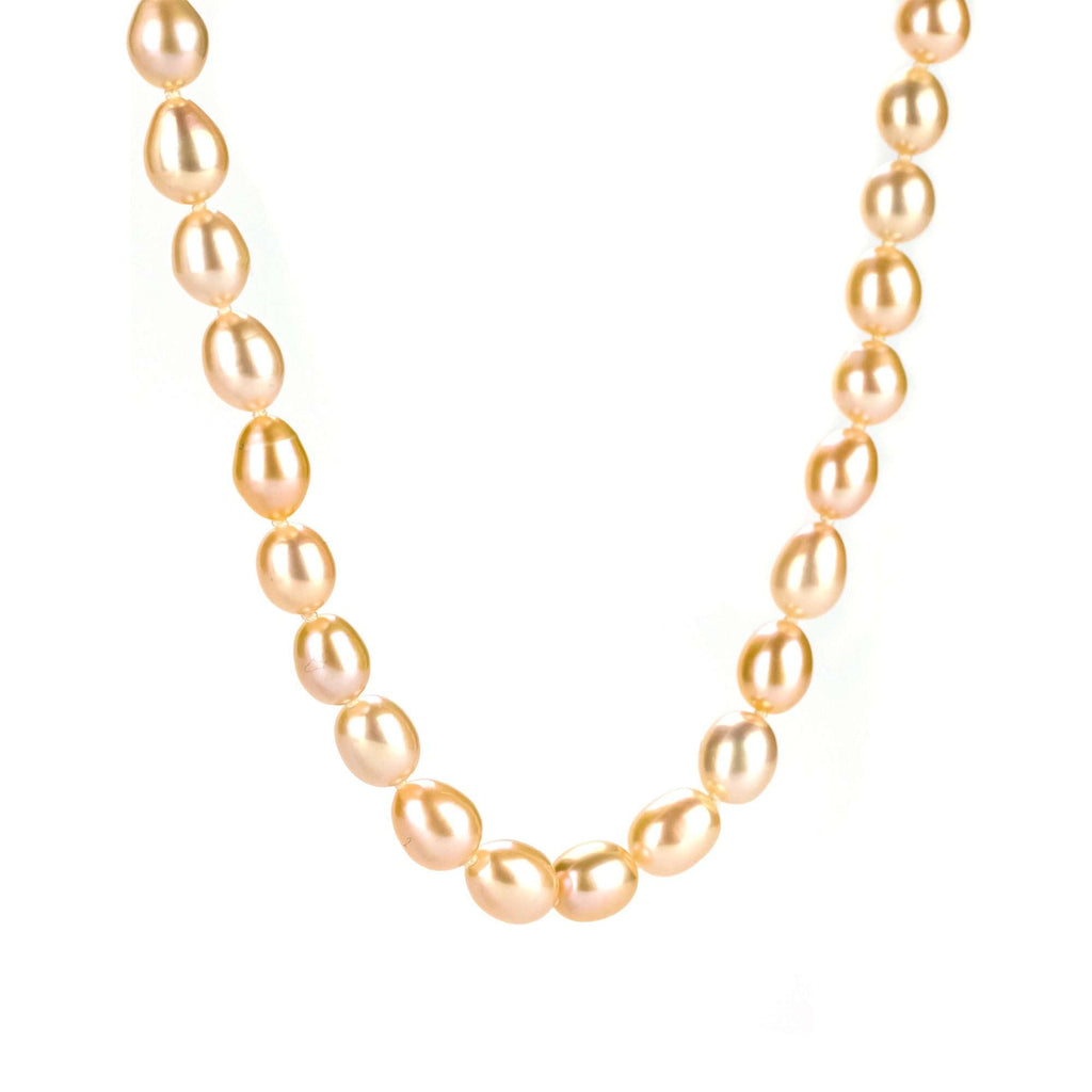Pink Freshwater Pearl Necklaces 6-7 mm in Strand