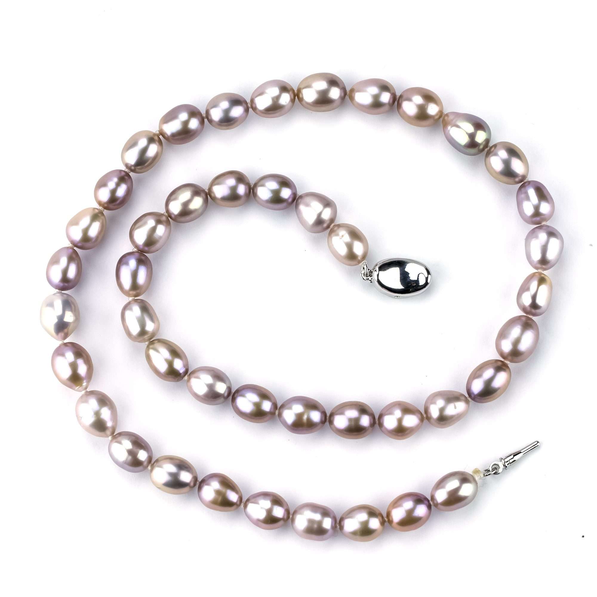 Purple Freshwater Pearl Necklaces 6-7 mm in Strand