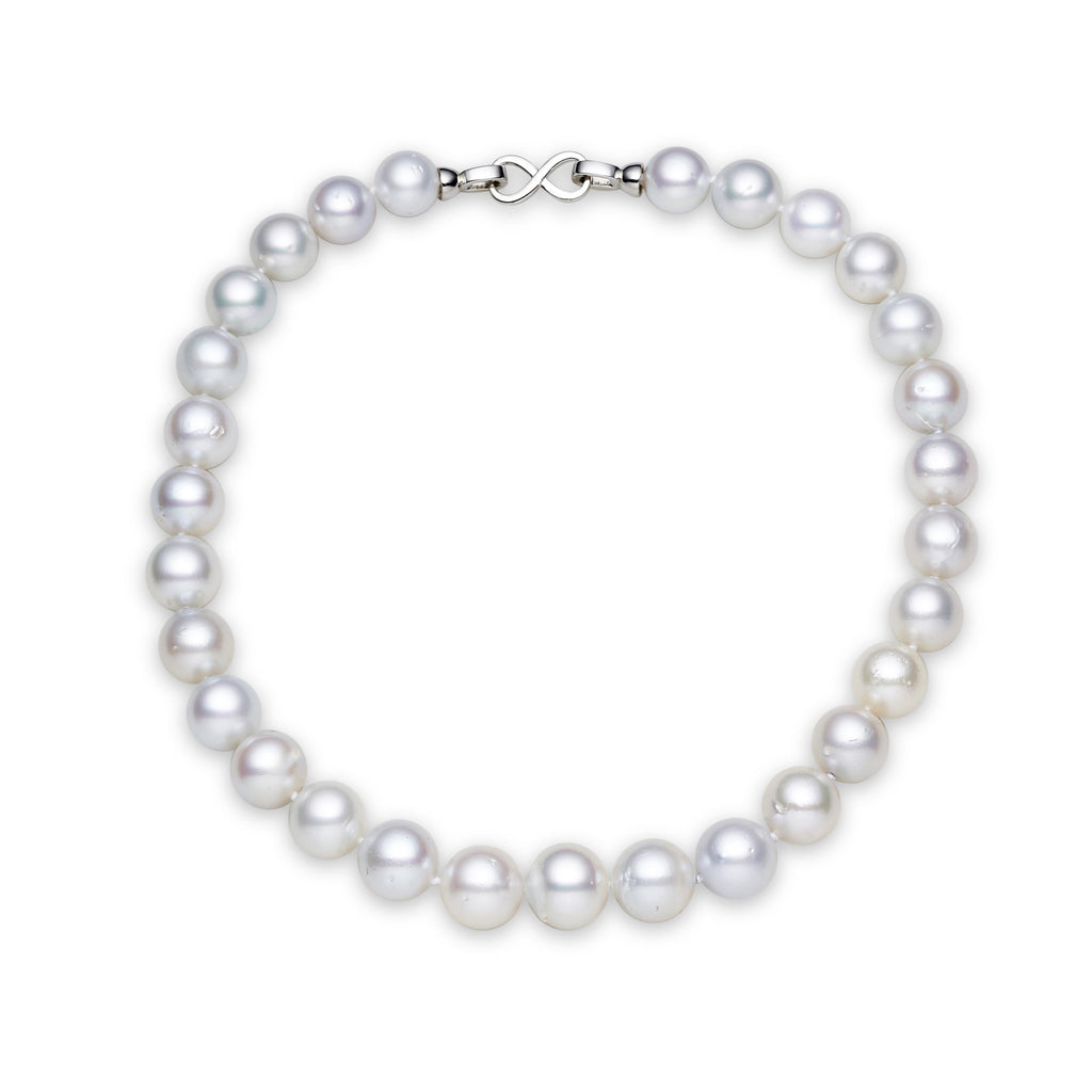 South Sea Pearl Necklace in Sterling Silver