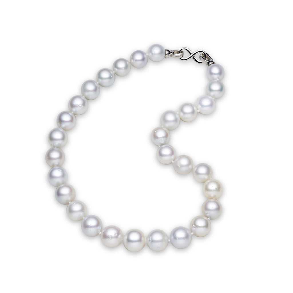 South Sea Pearl Necklace in Sterling Silver